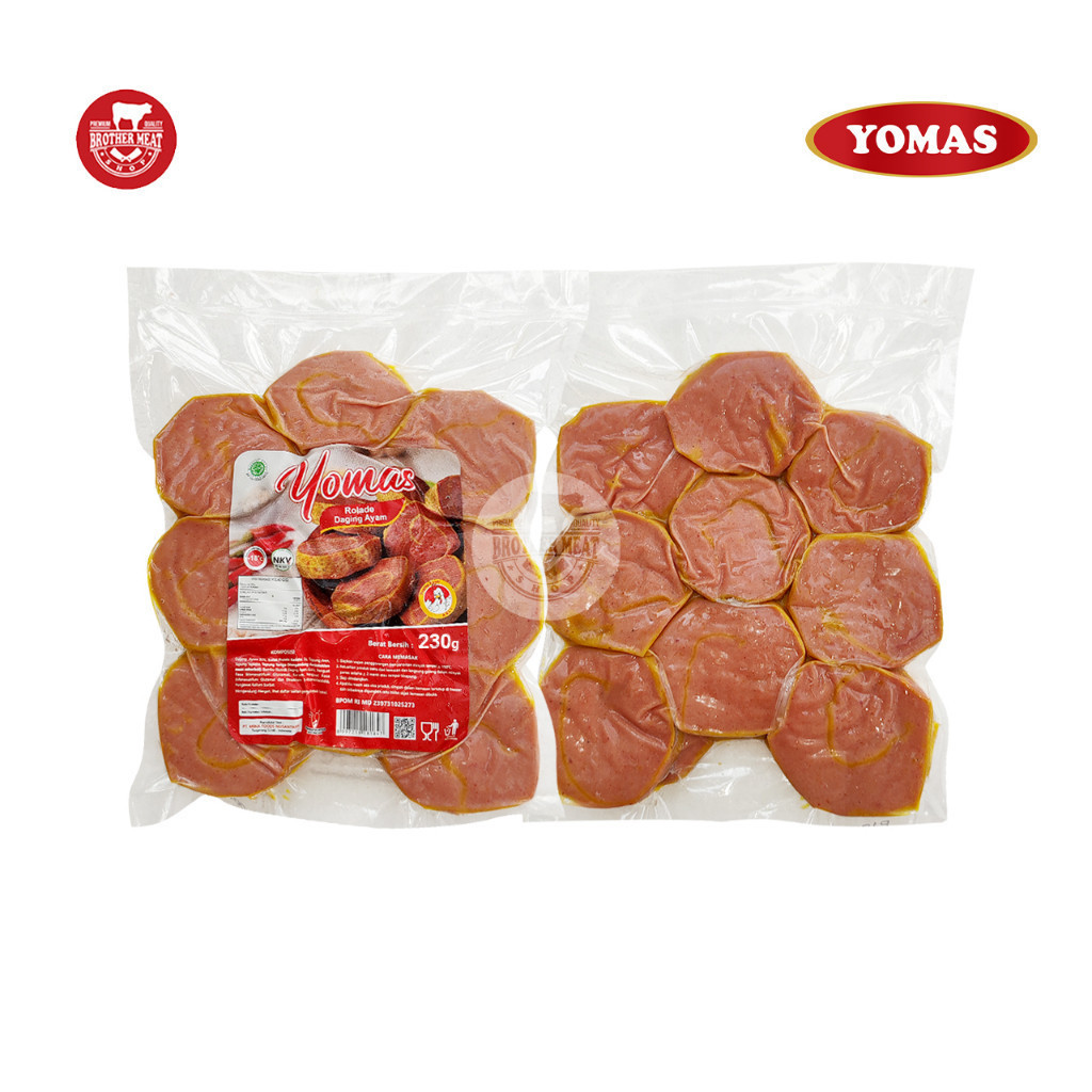 

YOMAS Rollade Ayam 250gr, Olahan Daging Ayam Halal