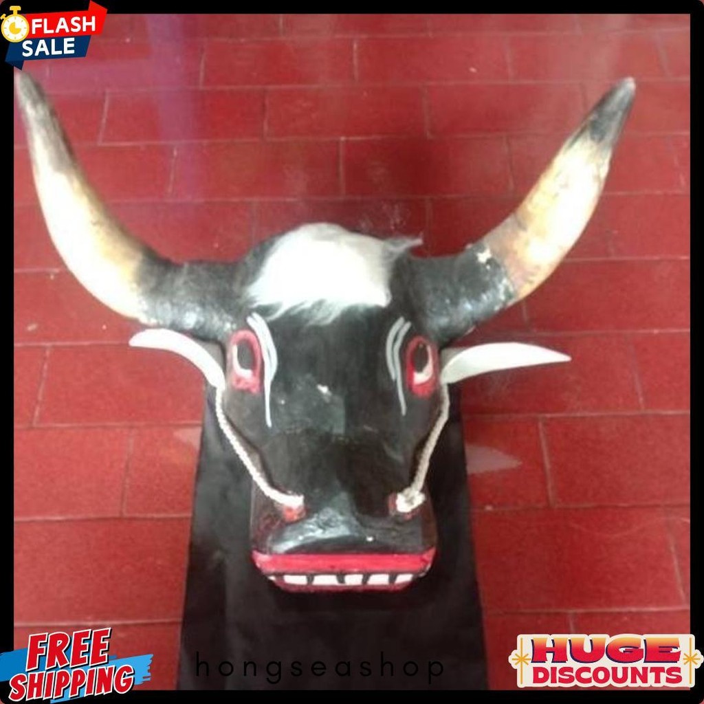 Promo Bantengan | Barongan Banteng Anak - Mainan Anak Tradisional - Barongan Bantengan   (Murmer)