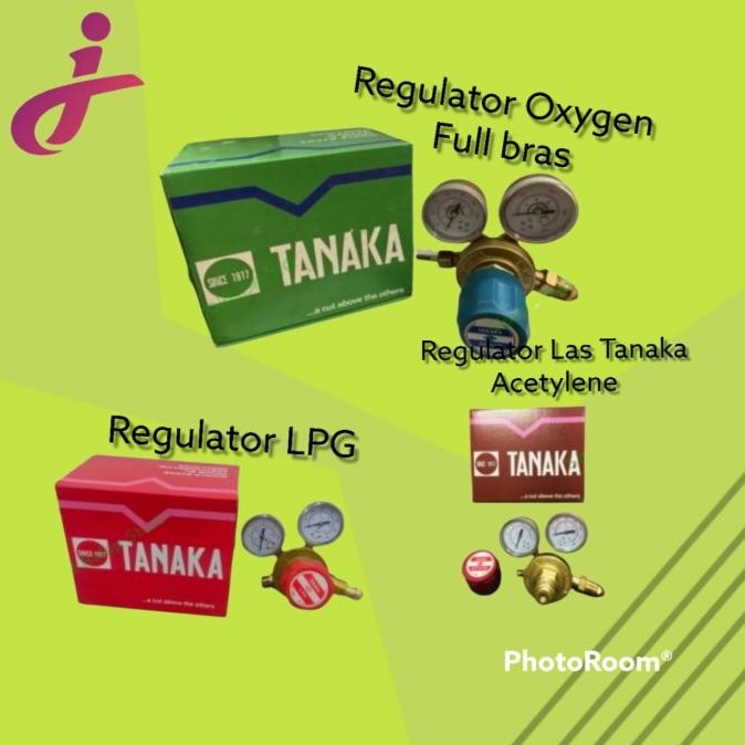 REGULATOR LAS TANAKA OKSIGEN LPG ACETYLENE ASITILIN PENGELASAN LPG