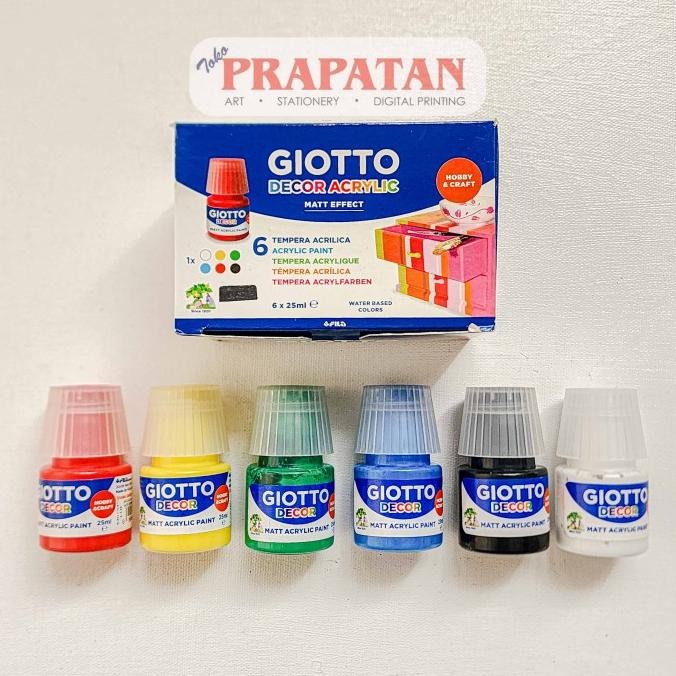 

Sale Cat Akrilik Set Giotto Decor 6X25 Ml | Giotto Acrylic Set