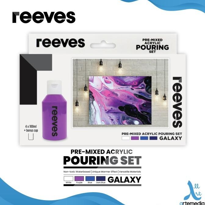 

Sale Cat Akrilik Reeves Pre Mixed Acrylic Pouring Paint Galaxy Color Set