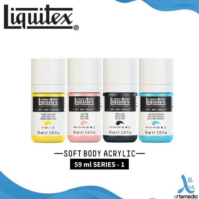 

Sale Cat Akrilik Liquitex Soft Body 59Ml Series 1 Acrylic Color - 02/02