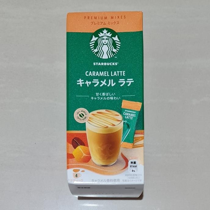 

STARBUCKS PREMIUM MIXES CARAMEL LATTE JAPAN 4 X 23 GRAM
