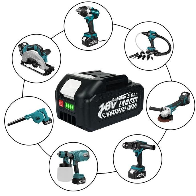 Promo Kamolee-Batrai Li-Ion Power Tools-Batrai+Casger Kamolee 21V Model Lxt