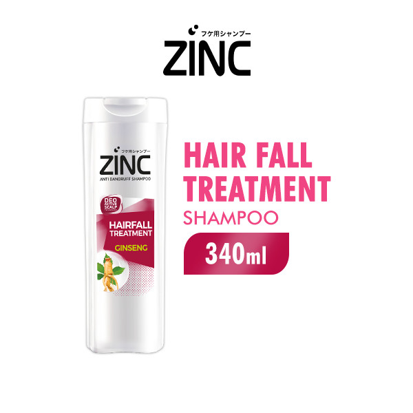 Zinc Shampoo Hair Fall Treatment Botol 340 ml