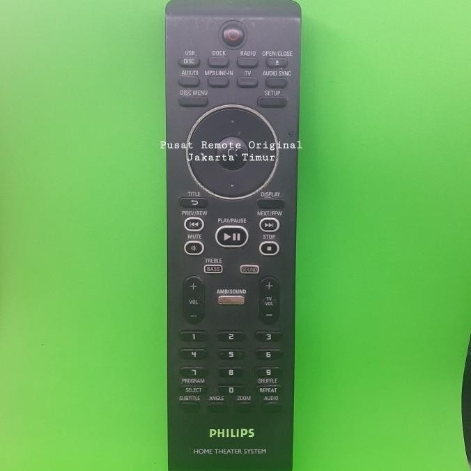Terlaris REMOTE REMOT DVD HOME THEATER PHILIPS ORIGINAL ASLI HITAM SALE