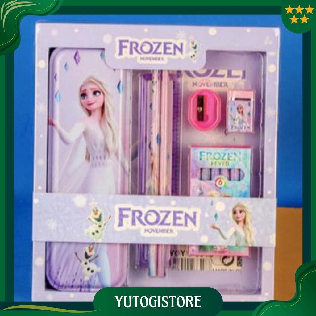 

Stationary Set 7 In 1 Karakter 8015 / Paket Kaleng Pensil Alat Tulis Set + Crayon Gratis Ongkir