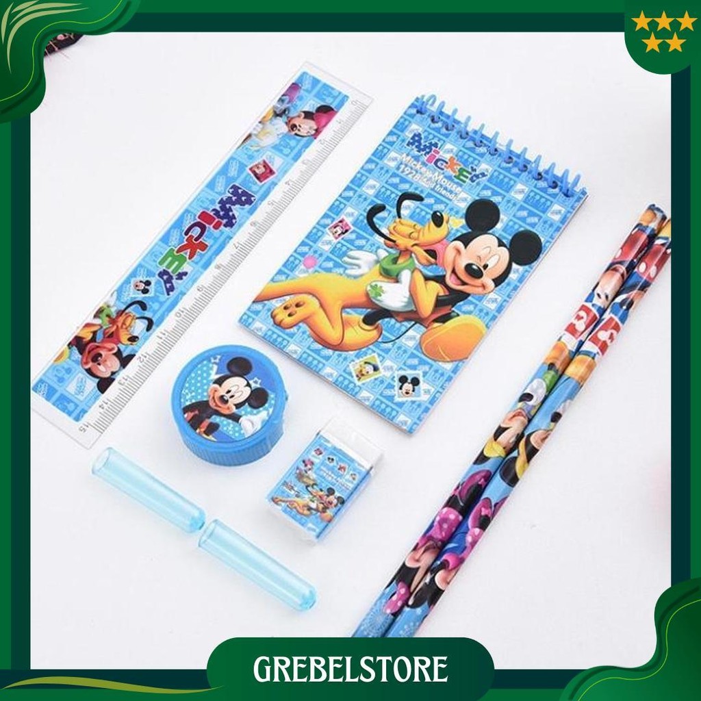 

Kings - S5931 Stationary Set Karakter Kartun / Set Alat Tulis 8 In 1 / Set Alat Tulis Kartun Lucu / Stationery Set 8 In 1 Lucu Promo