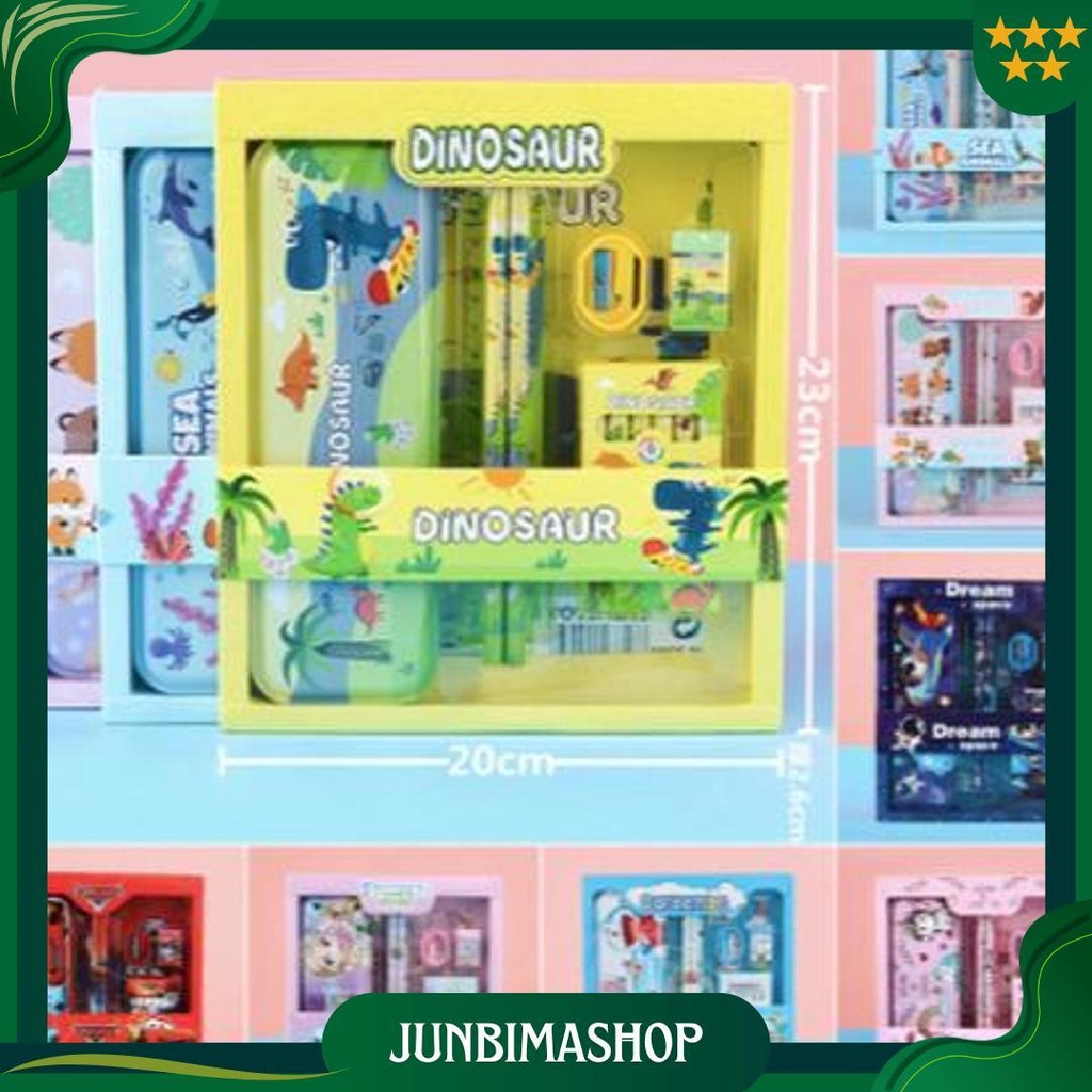 

Stationary Set 7 In 1 Karakter 8015 / Paket Kaleng Pensil Alat Tulis Set + Crayon Gratis Ongkir