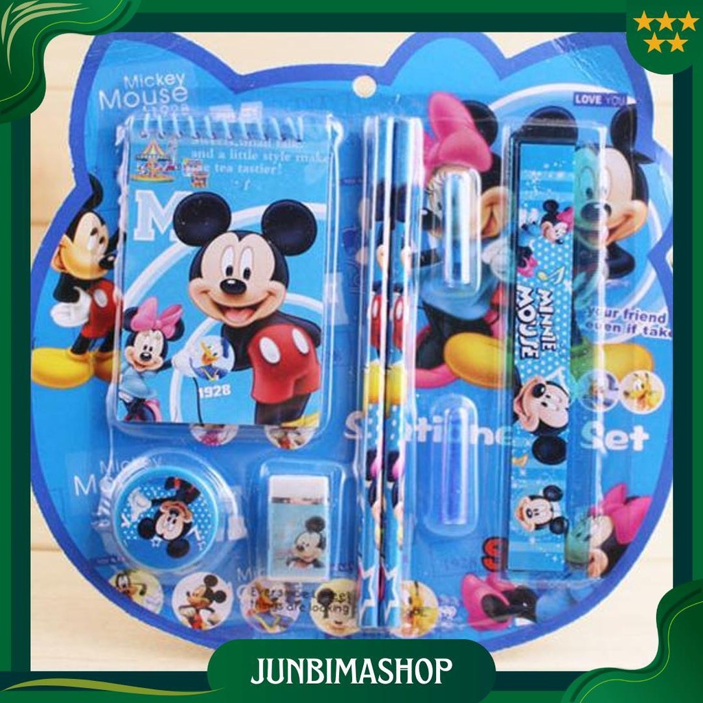 

Set Lengkap Alat Tulis Lucu Souvenir Ulang Tahun / Alat Tulis Set Pensil Buku Memo Rautan Penghapus Penggaris Set Karakter / Set Lengkap Alat Tulis 8 In 1 Promo 4.4