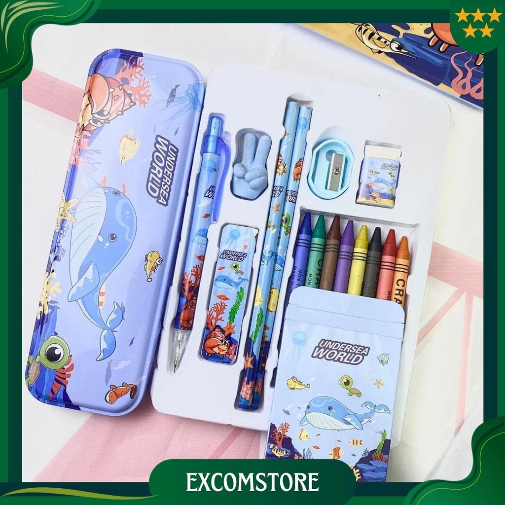 

Ss Alat Tulis Set 9 In1 Stationery Karakter Lucu Set Perlengkapan Alat Tulis Sekolah Anak-Anak Murah Lengkap Souvenir Ulang Tahun Anak Alat Tulis 9 In 1 Free Tempat Pensil Kaleng Ori