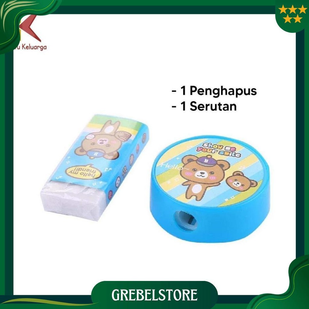

Satu Keluarga Alat Tulis Set 8In1 Karakter A26 Paket Alat Tulis Anak Tk Stationery Kids / Set School Supplies Gift Eraser Ruler Gratis Ongkir