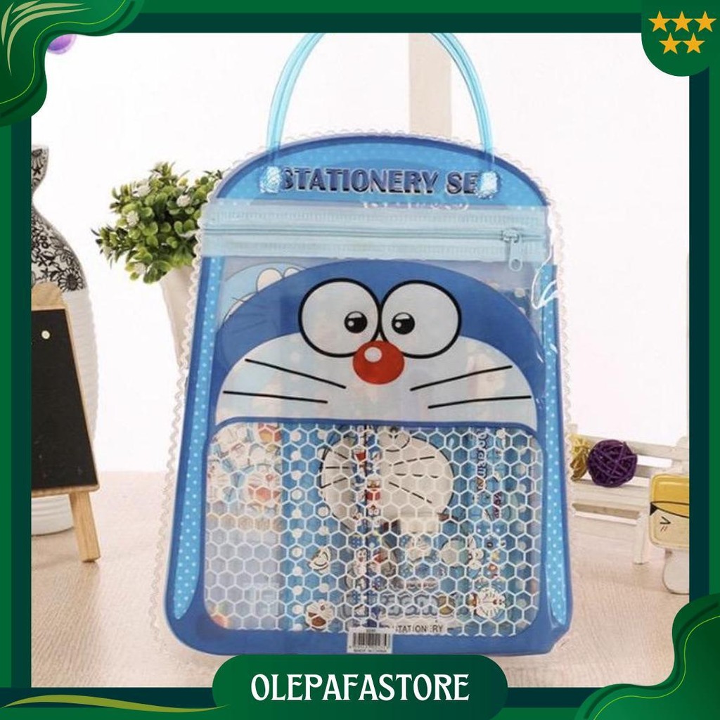 

Stationary Set Free Bag / Set Alat Tulis Anak Sekolah 7 In 1 Motif Kartun Gratis Ongkir