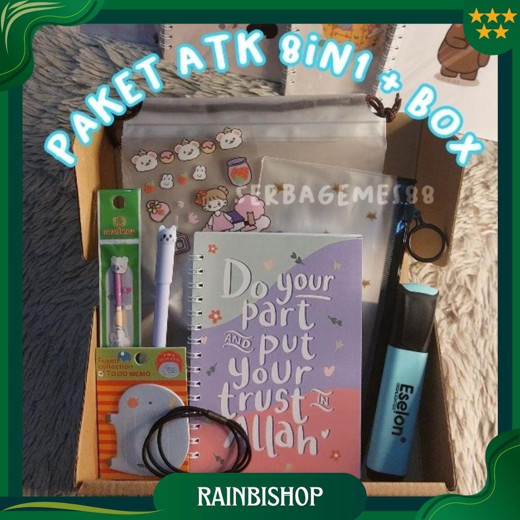 

Serbagemes88 - (Part 3) Paket Alat Tulis 8In1 / Stationery Set Fancy / Alat Tulis Set Promo