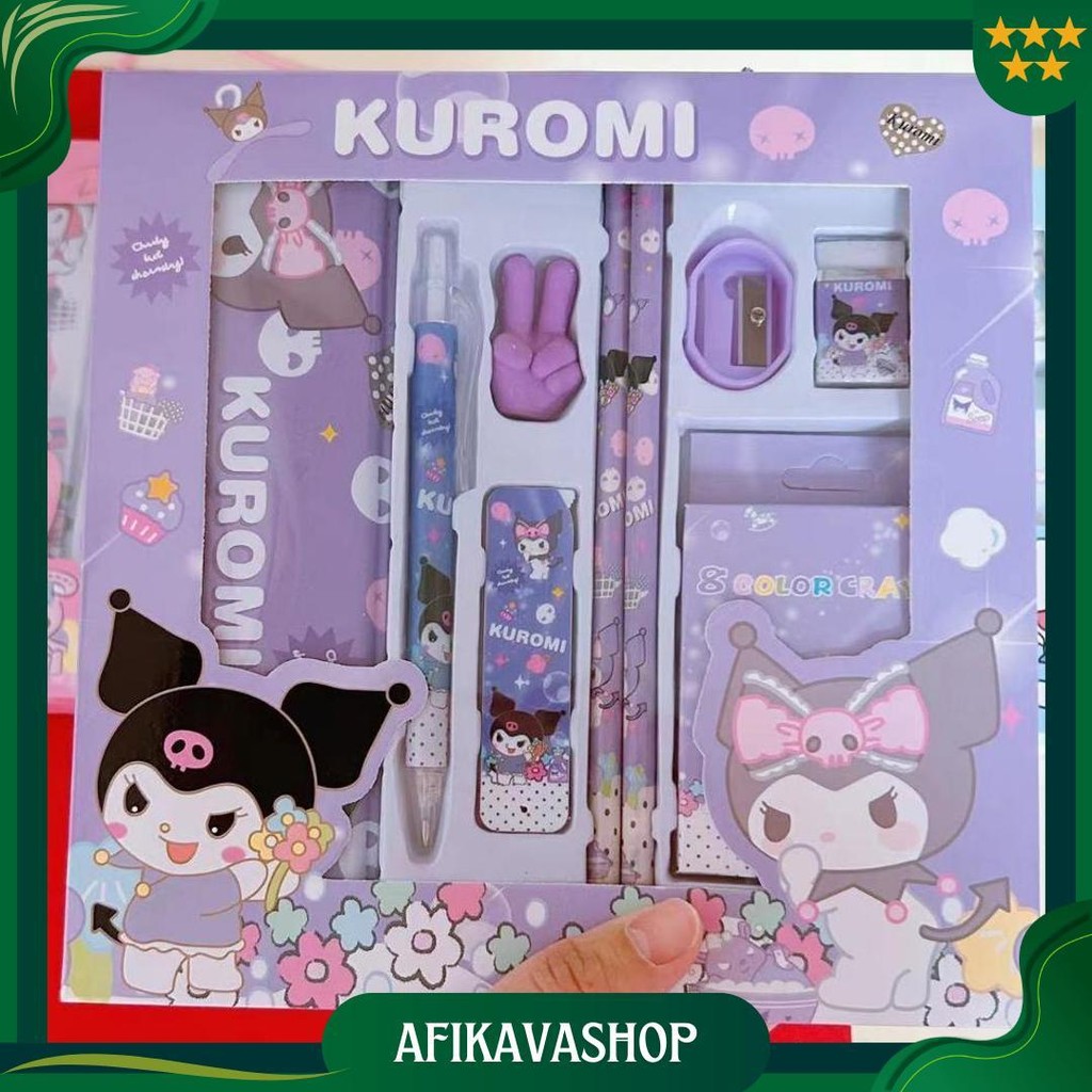 

Paket Alat Tulis Set 9 In 1 Alat Tulis Set Lucu Karakter Stationery Anak Alat Perkakas Belajar Set Alat Tulis Kuromi Hadiah Alat Tulis Siswa Sanrio Murah Promo
