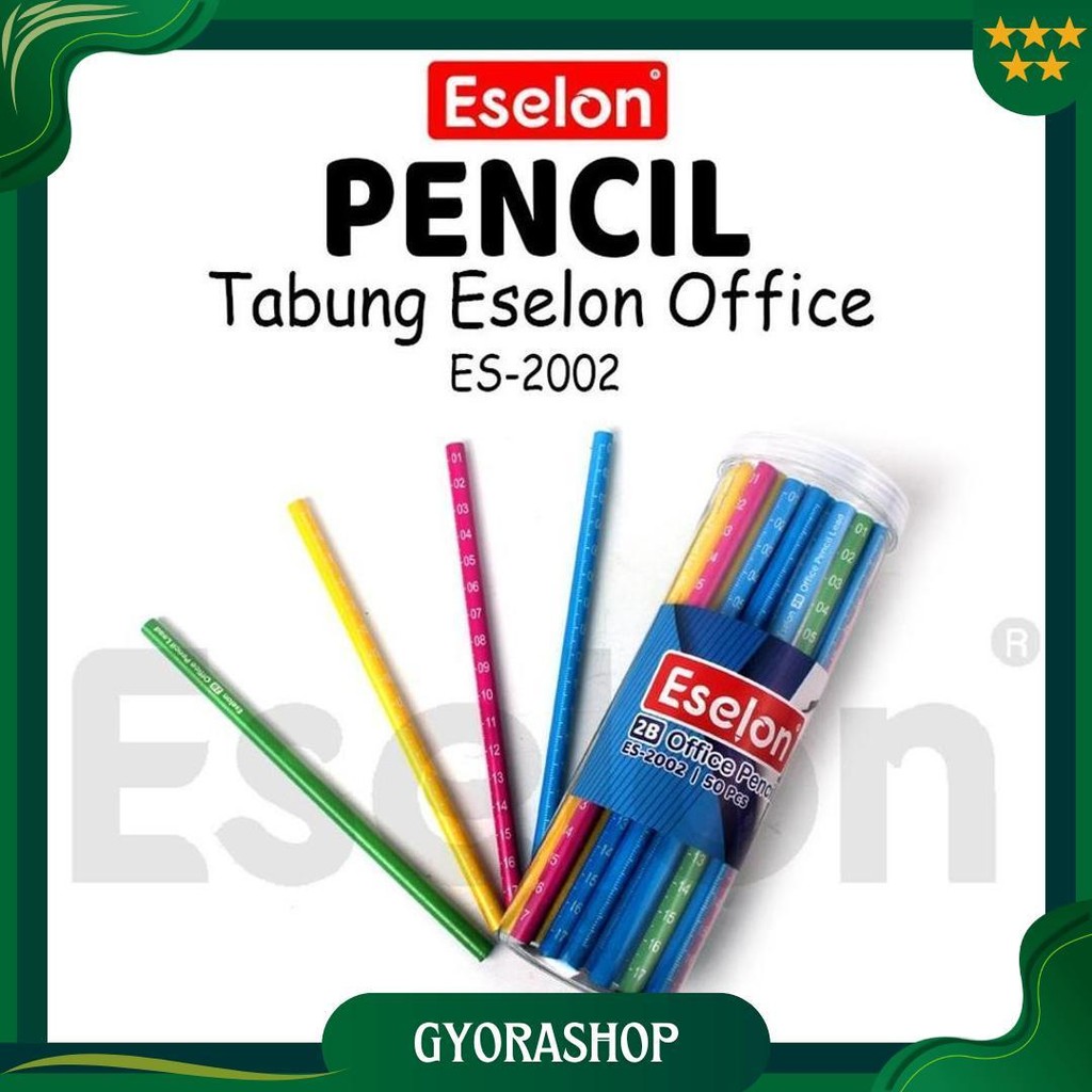 

50Pcs Pensil Karakter Eselon / 1 Tabung Pensil 2B Karakter Best Seller