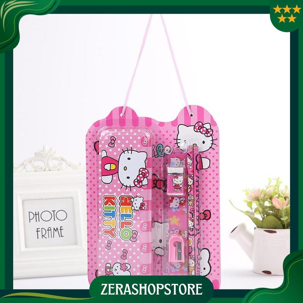 

Alat Tulis Kotak Pensil Paket Lengkap Untuk Menulis 1 Set Isi 6 Pc Sale