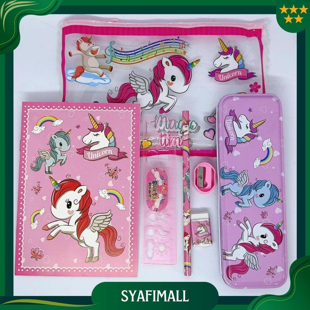 

Stationery Set Karakter 6 In 1/Alat Tulis Set Hadiah/ Paket Alat Tulis / Study Set Lucu Promo Puncak