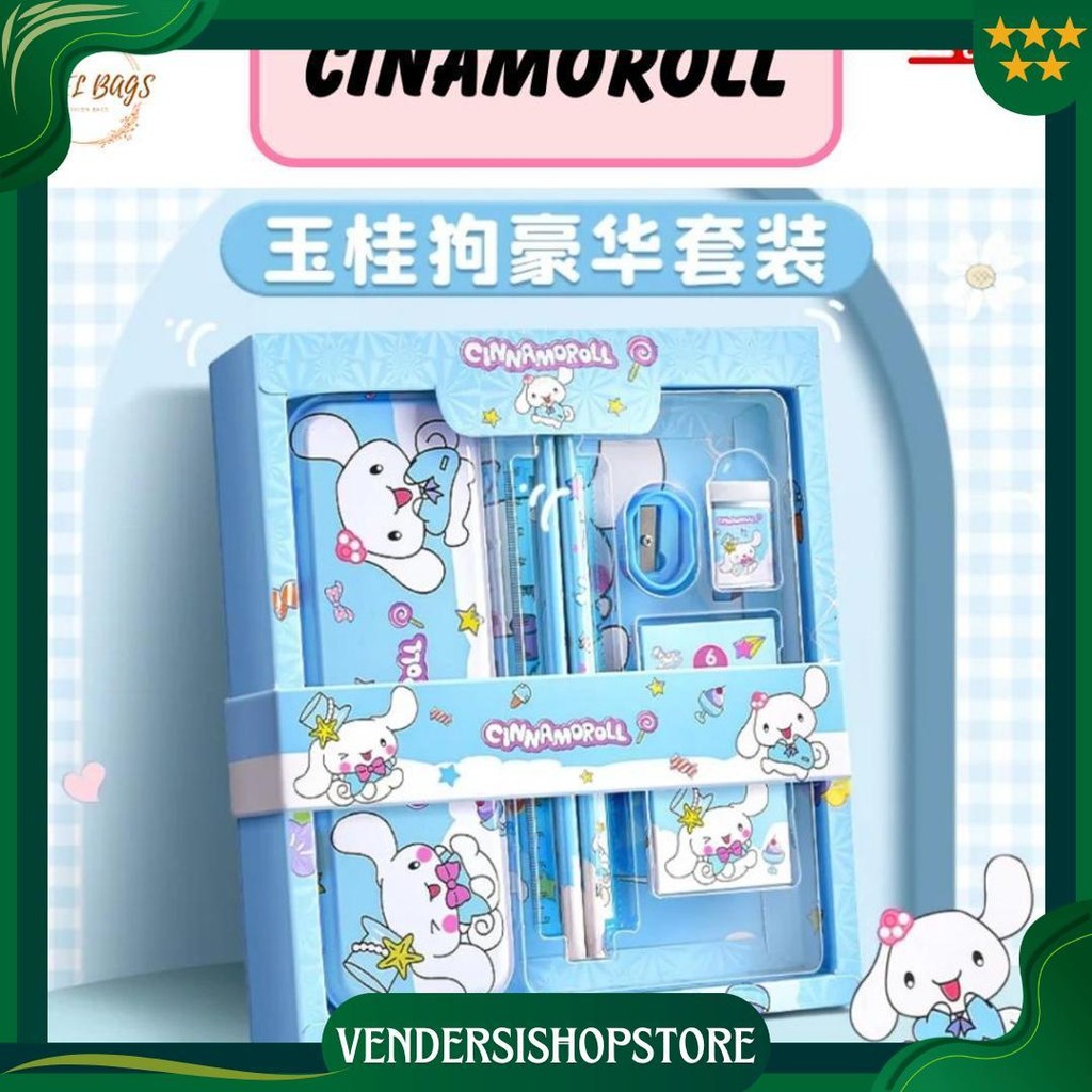 

Set Alat Tulis Anak Perempuan /Kotak Pensil Anak 6 In 1 Hadiah Kado Kotak Pen Karakter Stationery Ori