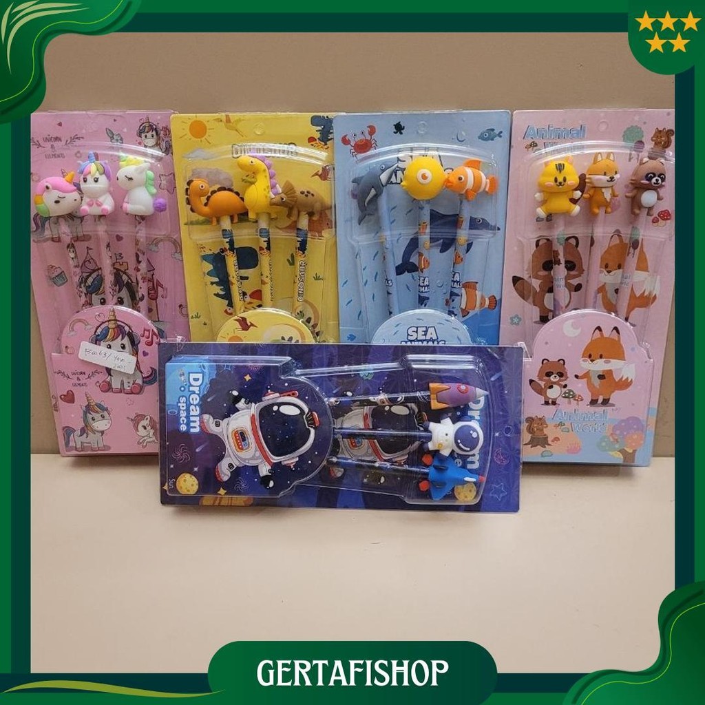 

Set Alat Tulis Sekolah Pensil 3Pcs Karakter Mini Stationery Fs0063 Promo Puncak