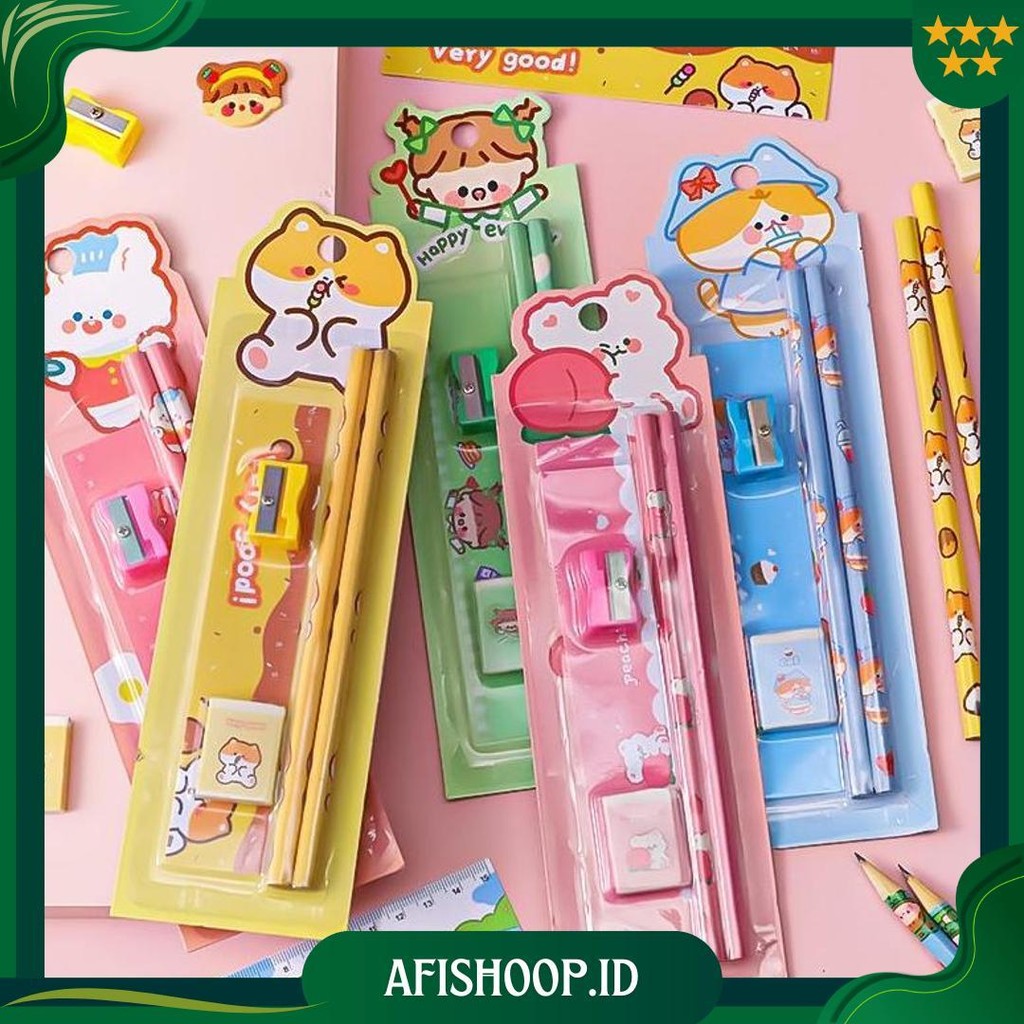 

Alat Tulis Set Sekolah/Pensil Set Anak Sekolah Ori