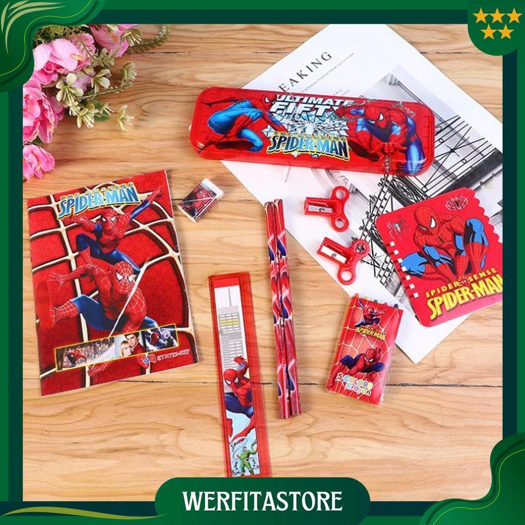 

Osm Jkt S5982 Set Alat Tulis 8 In 1 / Set Alat Tulis Anak Motif Kartun / Set Alat Tulis 8 In 1 Lucu / Stationery Set 8 In 1 Lucu Gratis Ongkir