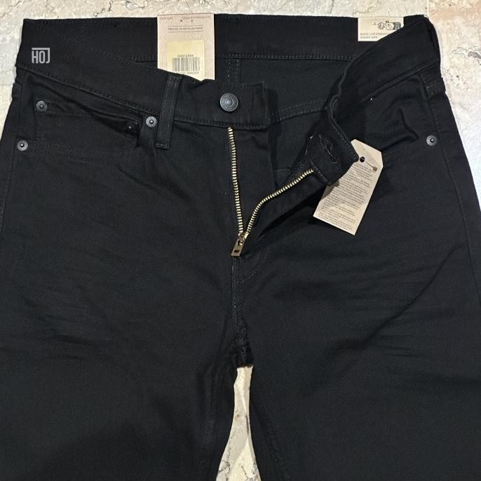 Celana Panjang Jeans Pria L E V I S 511 Original Slim Stretch Black 04511-2694