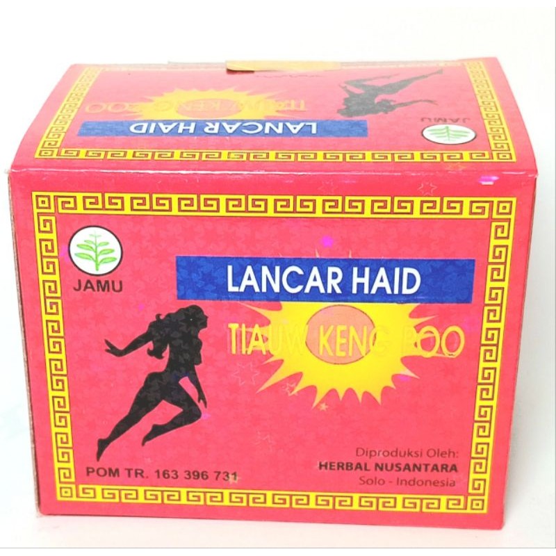 

Jamu kapsul Lancar haid cap kengpo