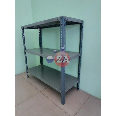 Rak Besi Siku Sepatu Aquarium 3 Ambalan Susun Serbaguna 100 X 30 X 150 Original Dan Terpercaya