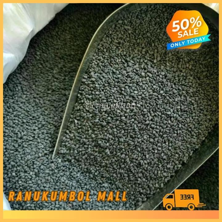 

PREMIUM BLACK SESAME SEED 100GR WIJEN HITAM RANU KUMBOL MALL PRODUK TERBAIK!!