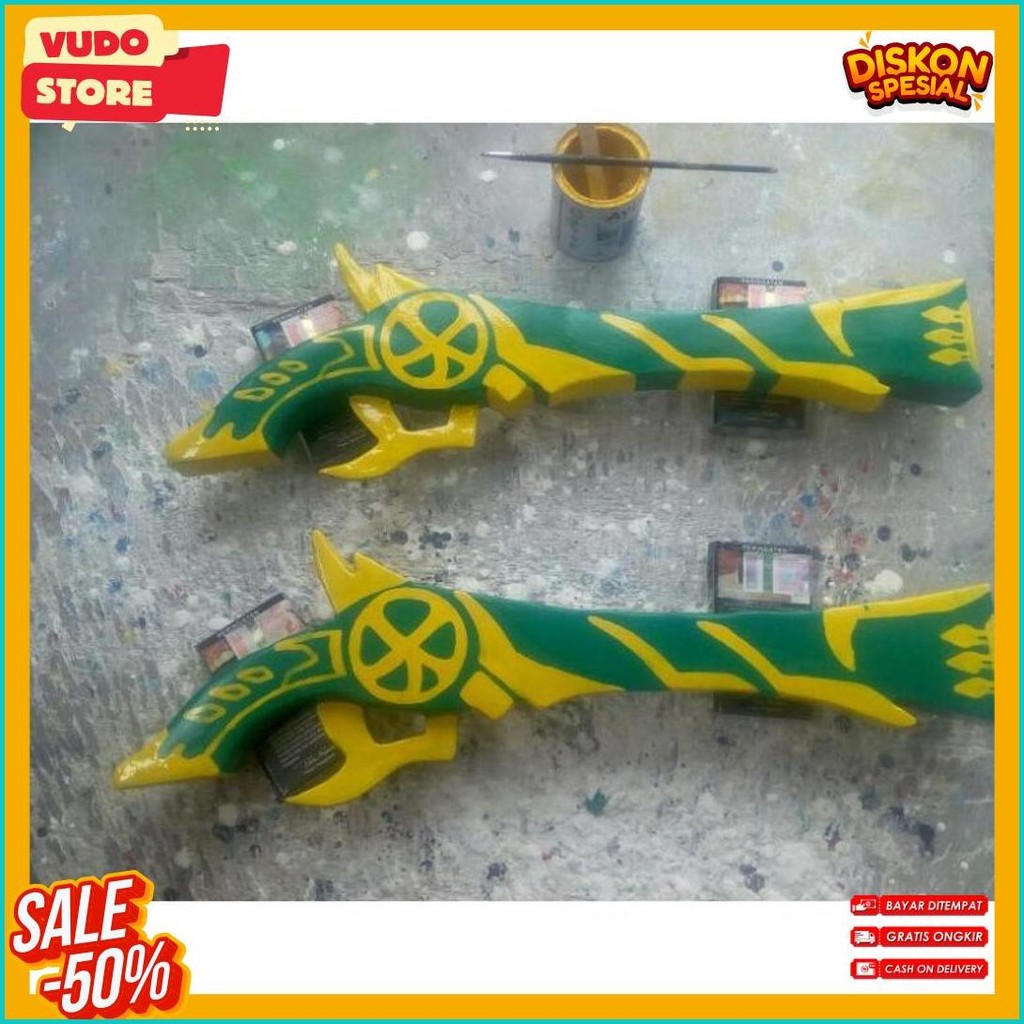 Senjata Mainan Anak Skin Ff Shotgun Emerald Power Diskon Setengah Harga