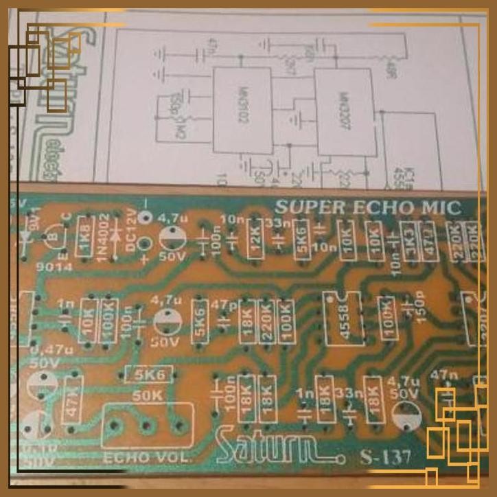 [SPL] PCB ECHO MN3102 MN 3102 MN3207 MN 3207 SATURN S-137