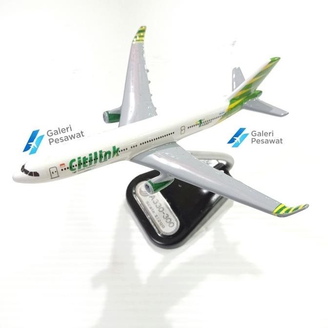 Miniatur Replika Pesawat Citilink A330-300