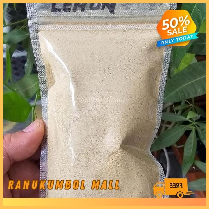 

100 GRAM LEMON POWDER BUBUK JERUK LEMON RANU KUMBOL MALL KUALITAS TERBAIK!!