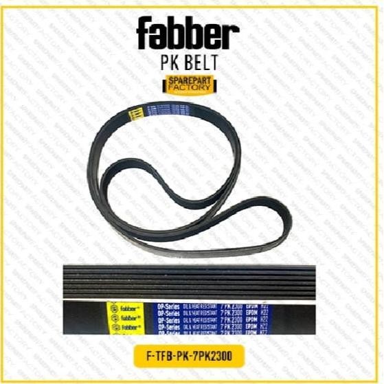 Fan Van Pk Belt Alternator Ac Power Steering Fabber Toyota Fortuner 04-15 / Fortuner Srz 2015-Ke Ata