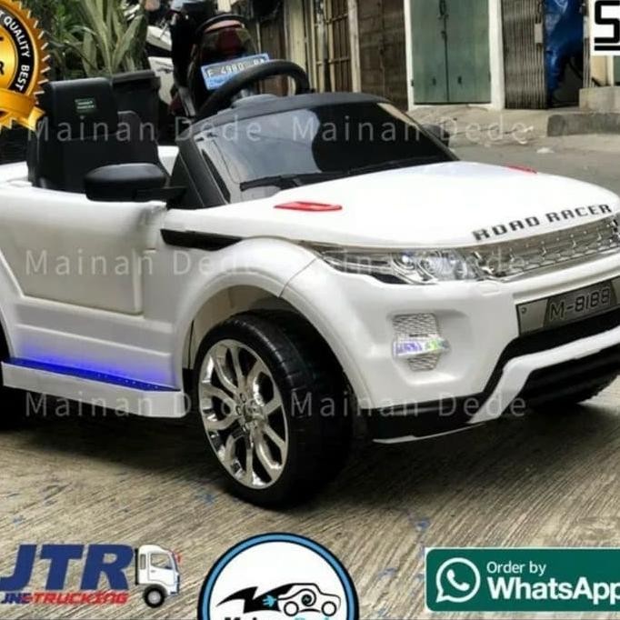 TERBARU - mainan anak mobil aki RANGE ROVER BESAR . BAN FULL KARET