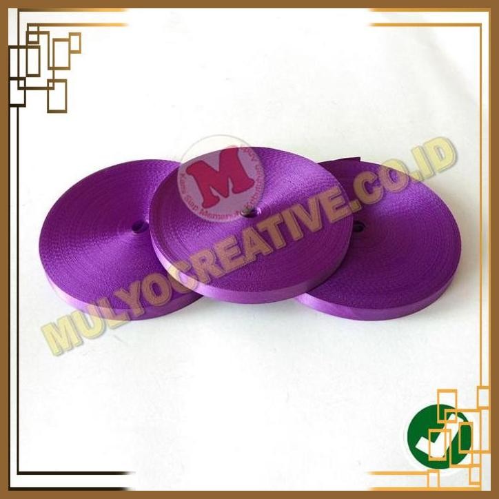 

[MCV] PITA POLOS - PITA TALI MEDALI POLOS - PITA WARNA UNGU UKURAN 1.5 CM