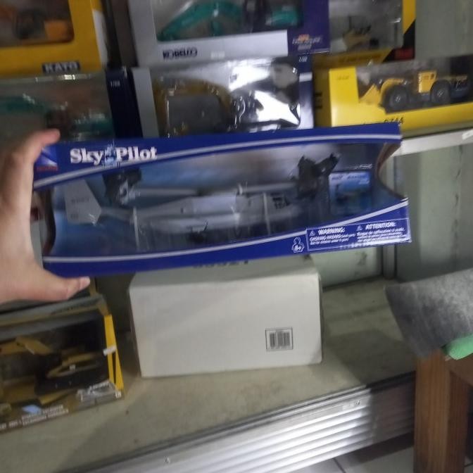 Diecast Miniatur Pesawat Terbang Osprey Bahan Besi