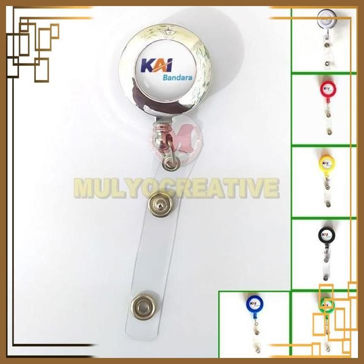 

[MCV] ID CARD YOYO KAI BANDARA GANTUNGAN ID CARD HOLDER LOGO KAI BANDARA