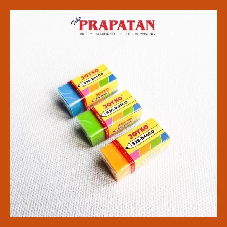 

[ PERALATAN LUKIS / GAMBAR ] SETIP / PENGHAPUS JOYKO 526-B40CO WARNA PACKING AMAN