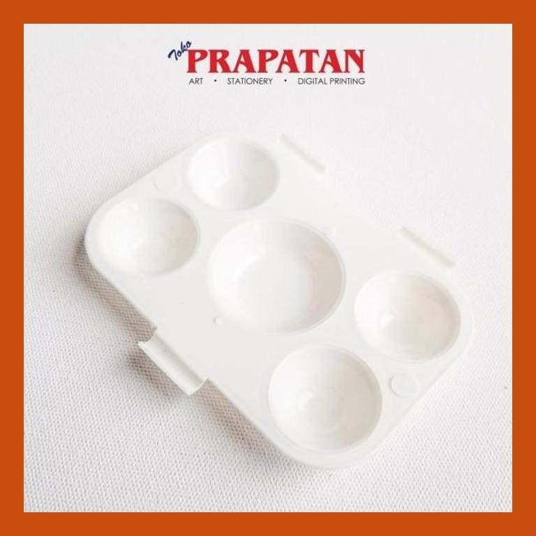 

[ PERALATAN LUKIS / GAMBAR ] PALET PLASTIK / PALET LUKIS MINI / PLASTIC PALETTE PACKING AMAN