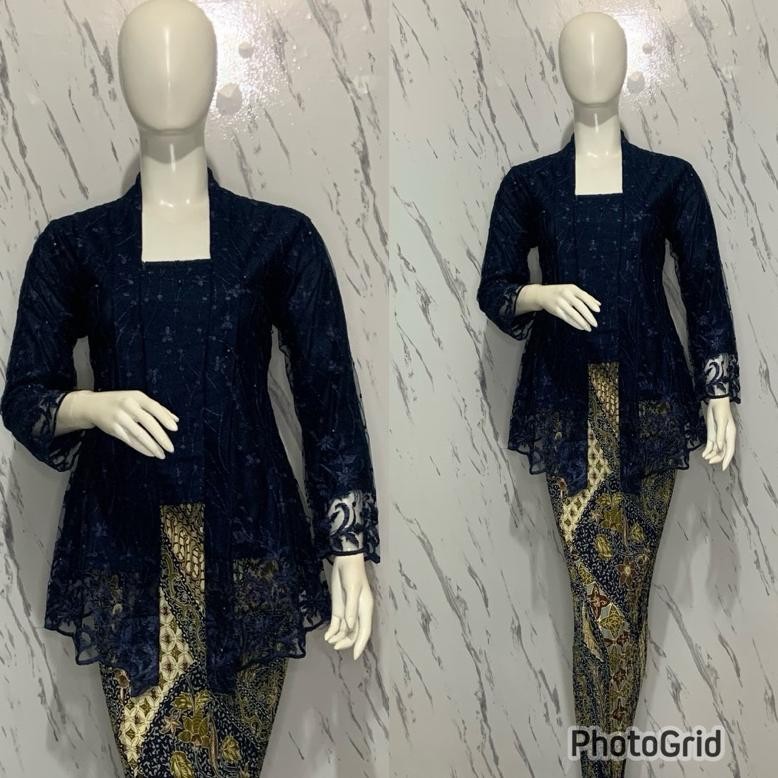 GHJ Kebaya KutuBaru Remaja / Kebaya KutuBaru Modern / Kebaya Wisuda / Kebaya KutuBaru Tulle TERLARIS