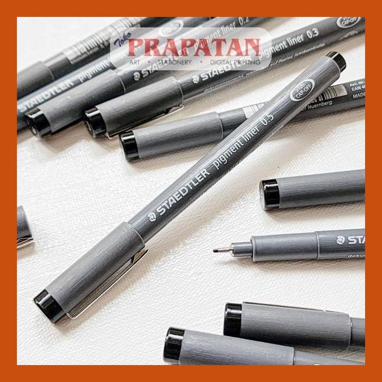 

[ PERALATAN LUKIS / GAMBAR ] STAEDTLER PIGMENT LINER DRAWING PEN | PENA GAMBAR PACKING AMAN