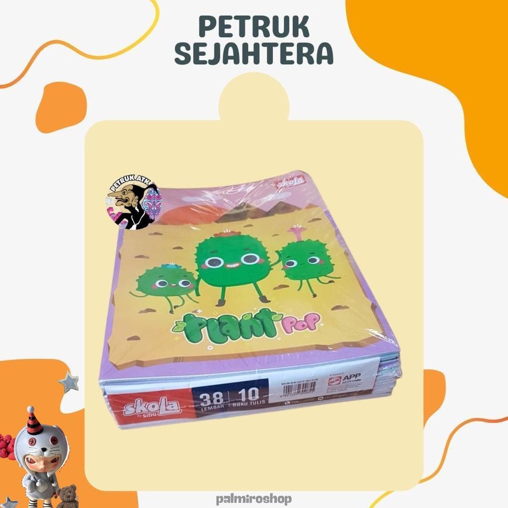 

[Pak] Buku Tulis Sidu Skola 38 Lembar (10 Pcs) Sale