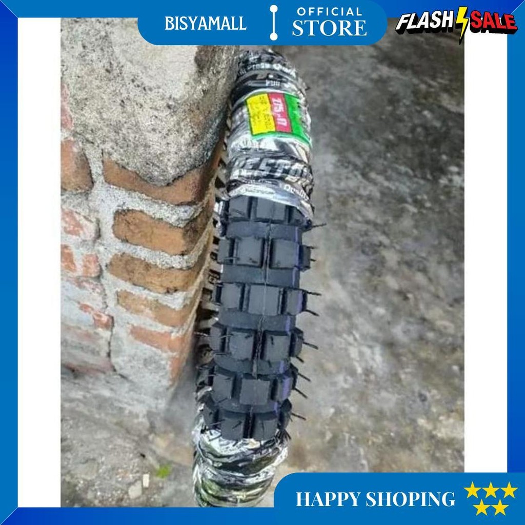 Ban Motor Model Tahu Cross Set Depan Belakang 2.50 Ring 17 Dan 2.75 Ring 17 Sale