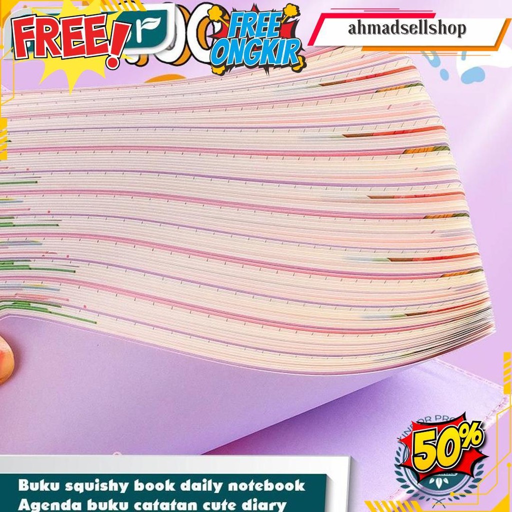 

Buku Squishy Book Daily Notebook/ Agenda Buku Catatan Cute Diary ( Kinbor ) Termurah Banget