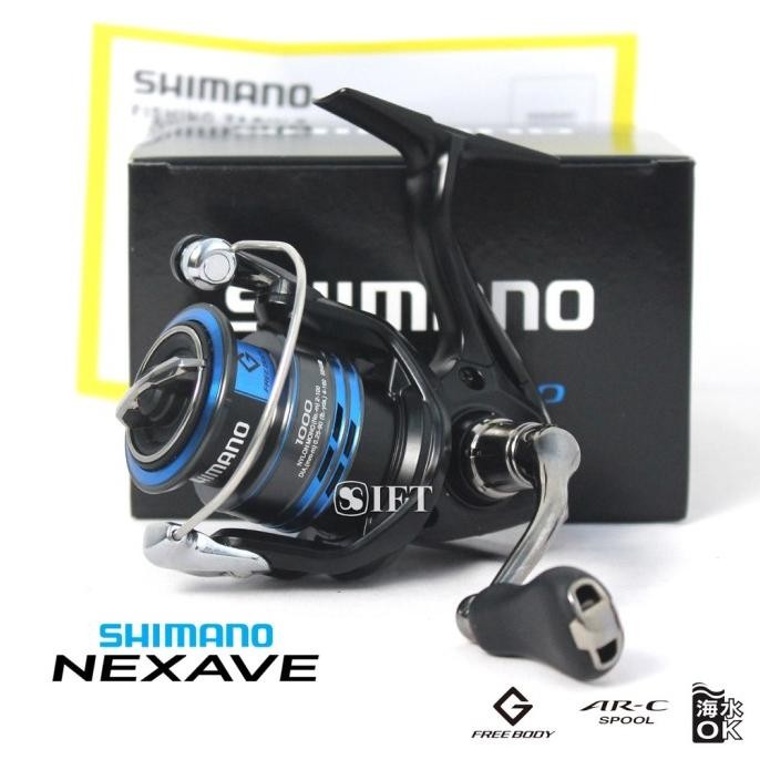 Reel Shimano Nexave Fi 1000 2500 C3000 4000 C5000 Hg 2021 Pancing Ori
