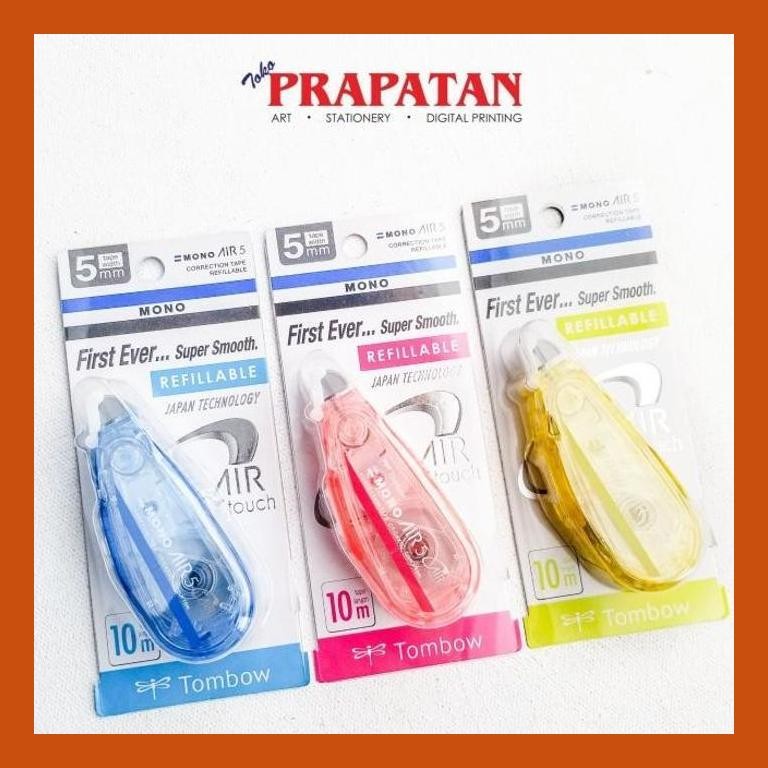 

[ PERALATAN LUKIS / GAMBAR ] TOMBOW MONO AIR REFILLABLE CORRECTION TAPE CT-CAX + REFILL PACK GOOD QUALITY