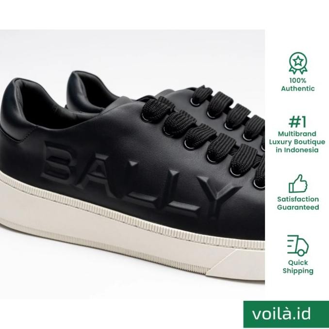 Sale Bally Reka Low-Top Sneakers Black White