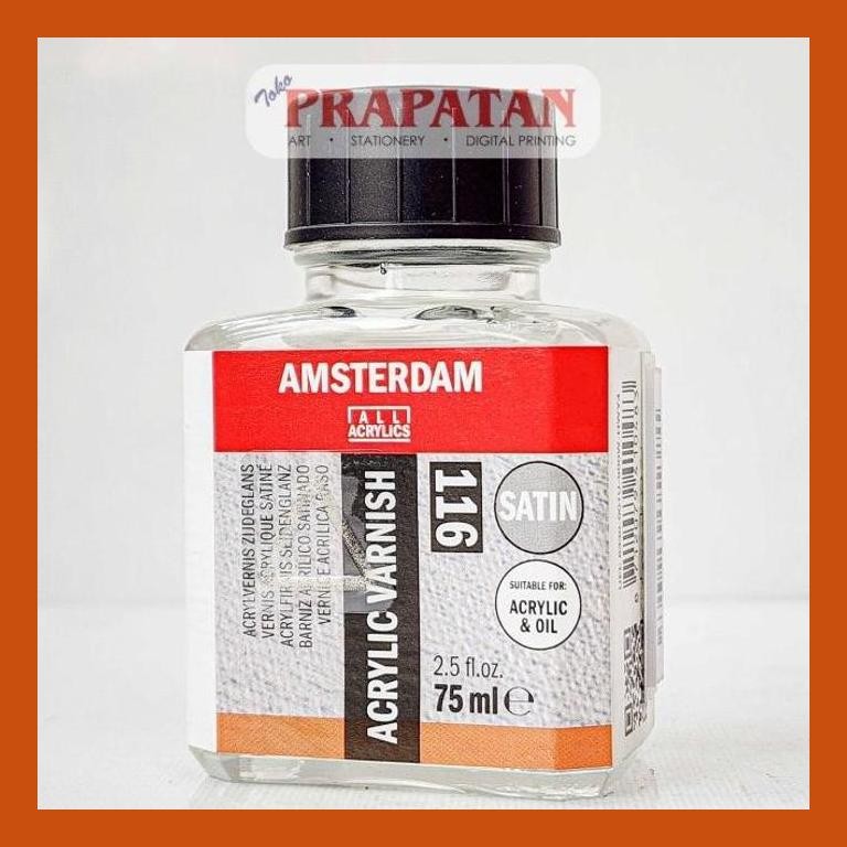 

[ PERALATAN LUKIS / GAMBAR ] AMSTERDAM ACRYLIC VARNISH 116 SATIN 75ML GOOD QUALITY